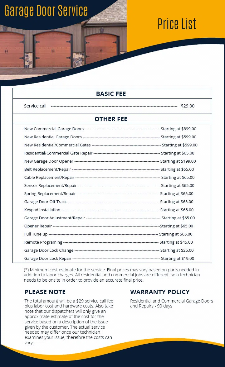 Global Garage Door Service Glendale, CA 818-856-1759